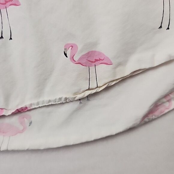 Monument Clothing Co 2X Flamingo Button Down Hawaiian Shirt Casual Short Sleeve - Picture 8 of 12